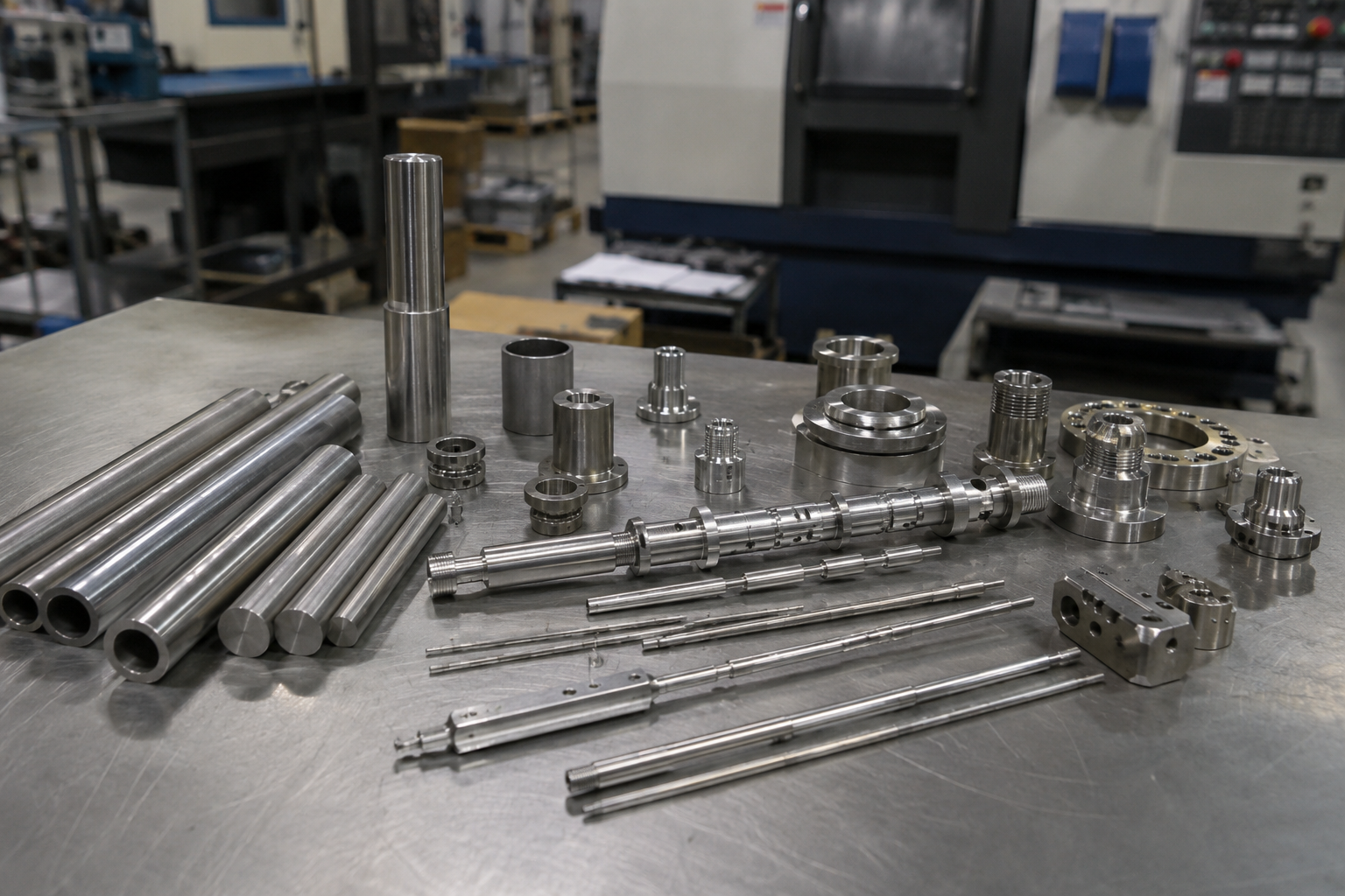 Alloy materials being prepared for medical device prototype development